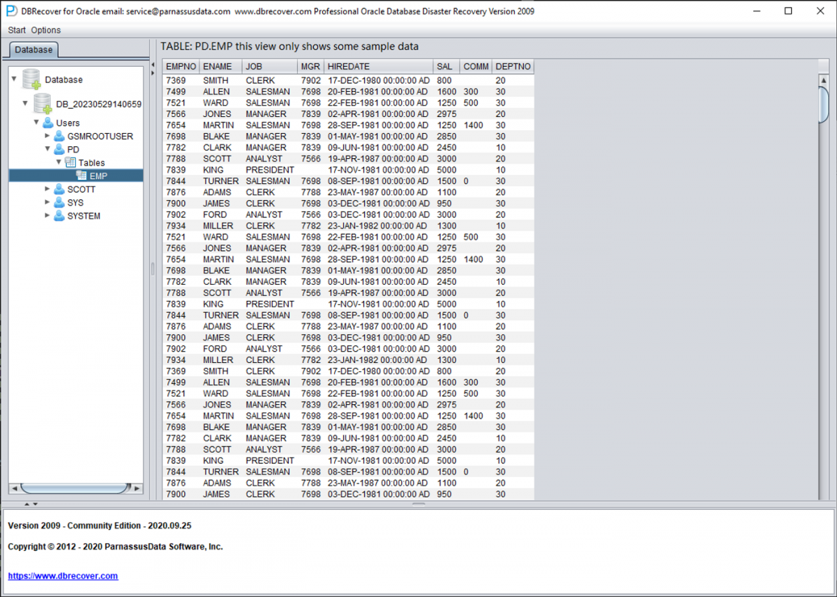 Successfully reading encrypted datafiles